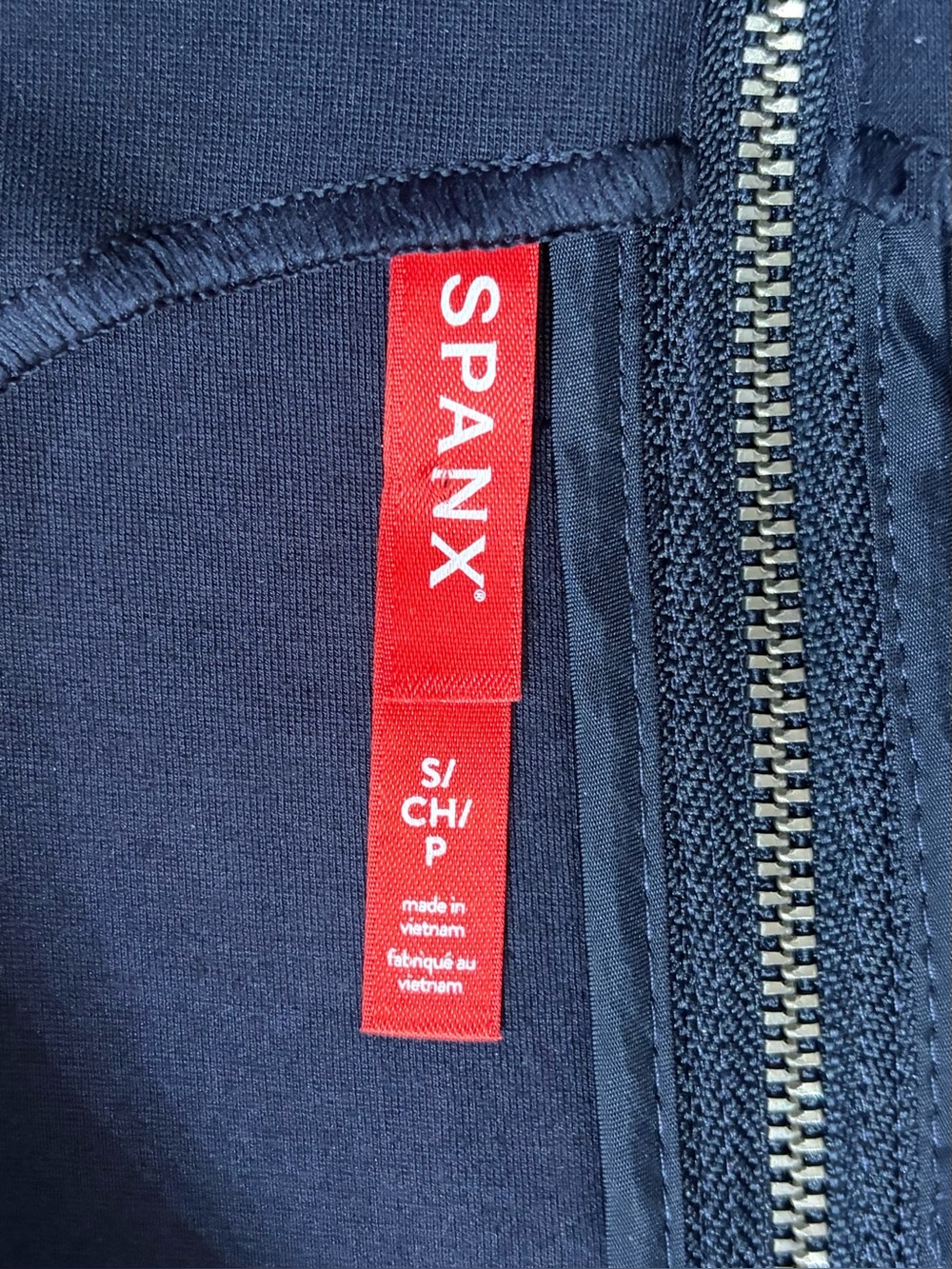 Spanx Sz S Dress Classic Navy Blue Fit & Flare Sleeveless A-Line Preppy Casual. - Picture 5 of 9